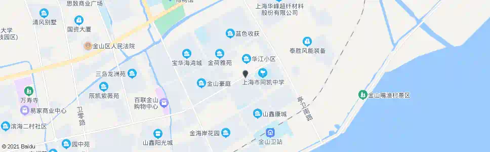 上海卫清东路同凯路_公交站地图_上海公交_妙搜公交查询2025