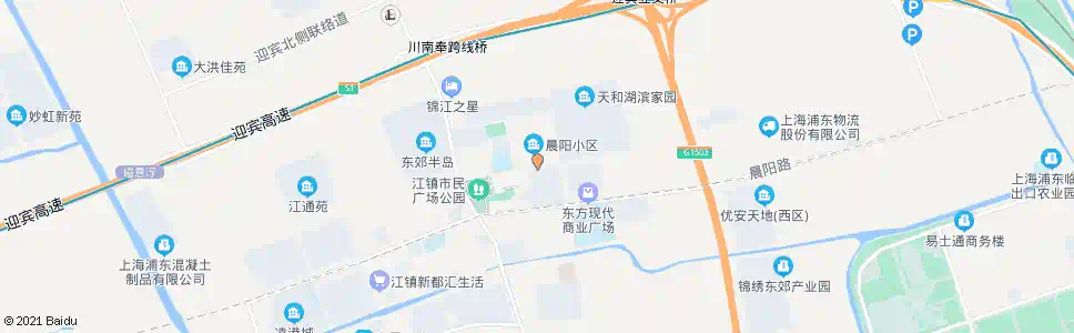 上海晚霞路江明路(招呼站)_公交站地图_上海公交_妙搜公交查询2025