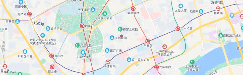 上海宛平南路斜土路_公交站地图_上海公交_妙搜公交查询2025