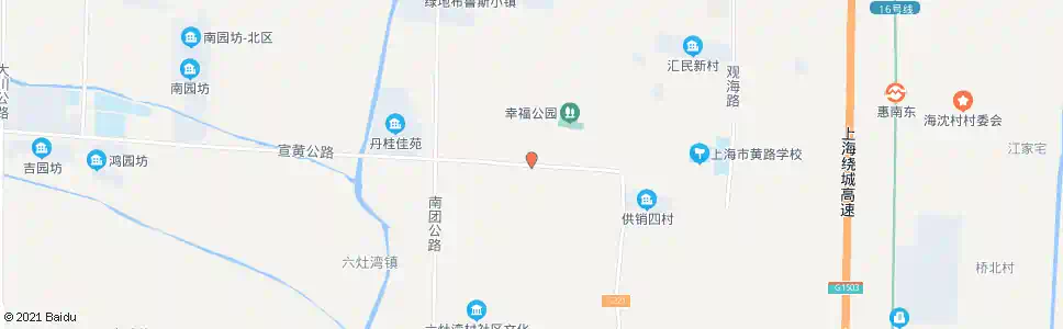 上海宣黄公路川南奉公路_公交站地图_上海公交_妙搜公交查询2025