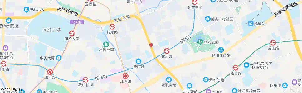 上海黄兴路控江路_公交站地图_上海公交_妙搜公交查询2025