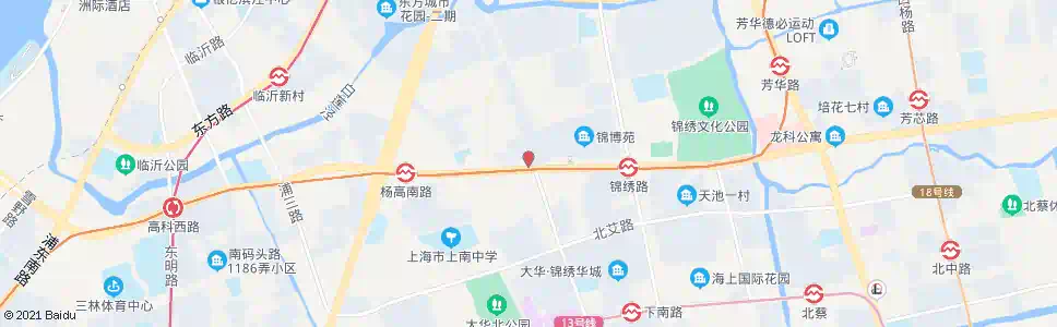上海严中路(由由新村)_公交站地图_上海公交_妙搜公交查询2025
