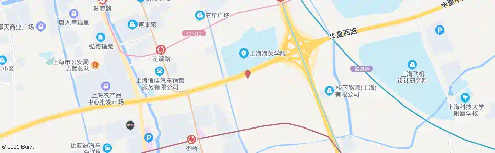 上海华夏西路(张家宅)_公交站地图_上海公交_妙搜公交查询2025