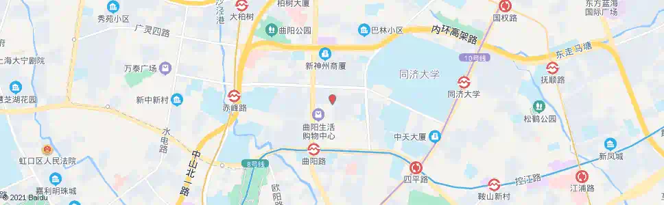 上海曲阳新村_公交站地图_上海公交_妙搜公交查询2025