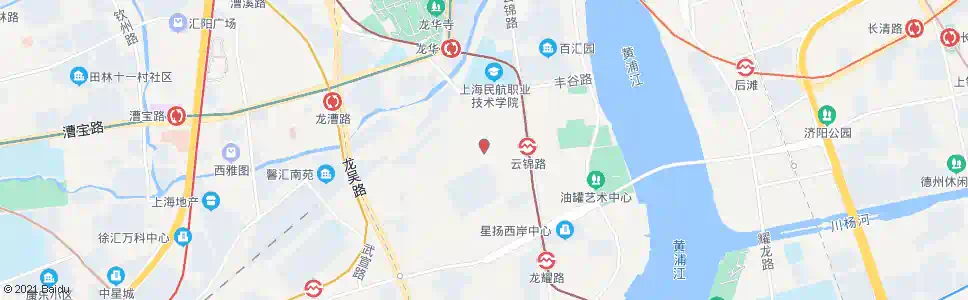 上海丰谷路云锦路(龙华机场)_公交站地图_上海公交_妙搜公交查询2025