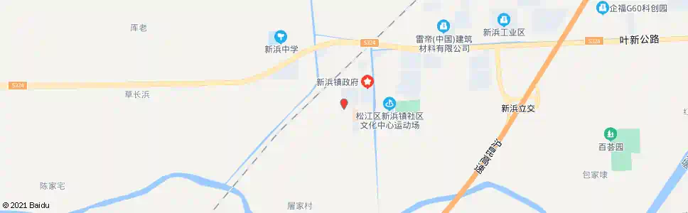 上海新浜小学_公交站地图_上海公交_妙搜公交查询2025