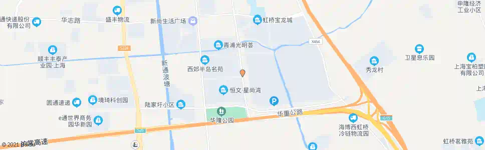 上海新府中路华农路_公交站地图_上海公交_妙搜公交查询2025