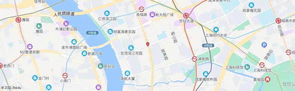 上海浦东南路潍坊路_公交站地图_上海公交_妙搜公交查询2025
