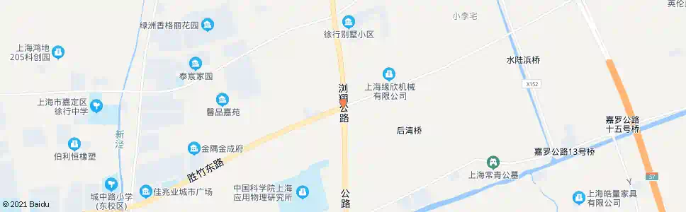 上海胜竹东路浏翔公路_公交站地图_上海公交_妙搜公交查询2025
