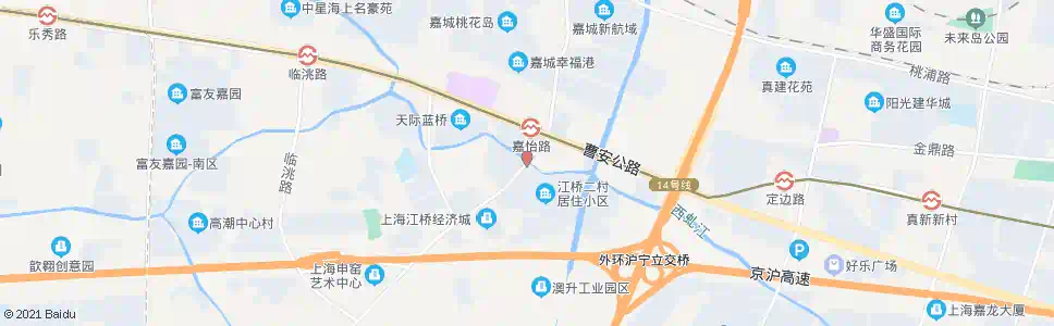 上海华江路曹安公路_公交站地图_上海公交_妙搜公交查询2025