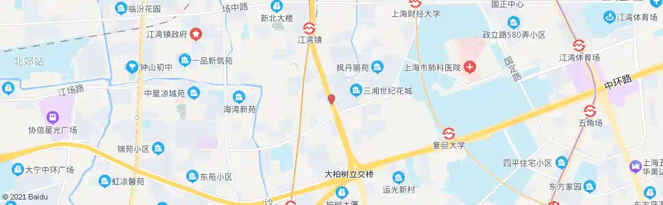 上海纪念路逸仙路_公交站地图_上海公交_妙搜公交查询2025