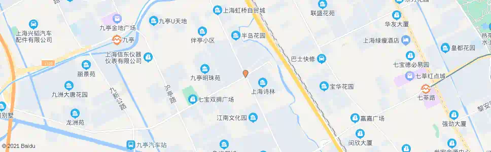 上海九亭大街涞亭南路_公交站地图_上海公交_妙搜公交查询2025
