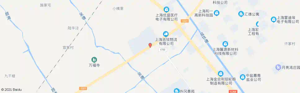 上海宝钱公路百安公路_公交站地图_上海公交_妙搜公交查询2025