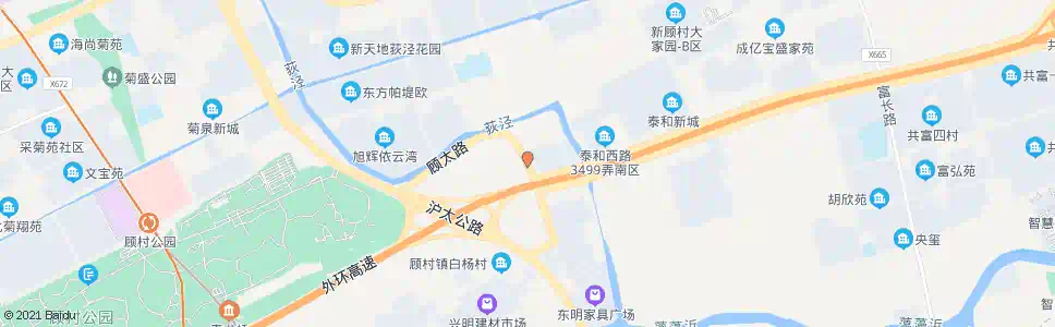 上海顾太路泰和路(顾村)_公交站地图_上海公交_妙搜公交查询2025