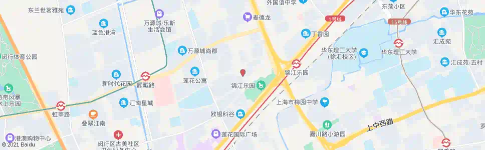 上海古美新村_公交站地图_上海公交_妙搜公交查询2025