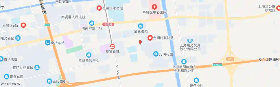 上海光明村中心路光乐路_公交站地图_上海公交_妙搜公交查询2025