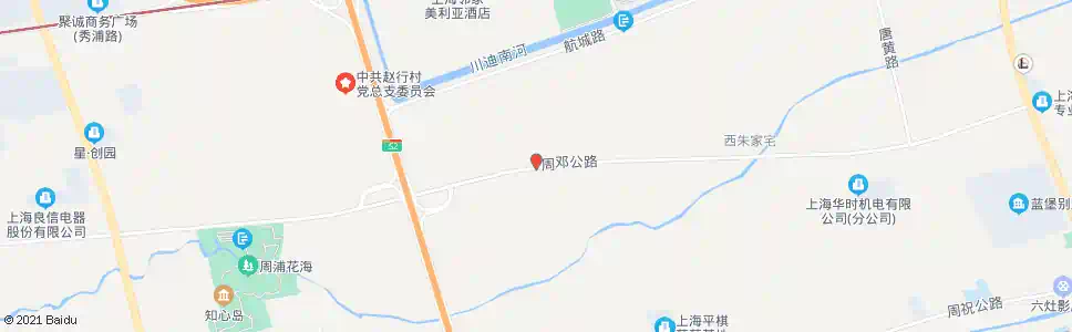 上海周邓路葡萄路_公交站地图_上海公交_妙搜公交查询2025