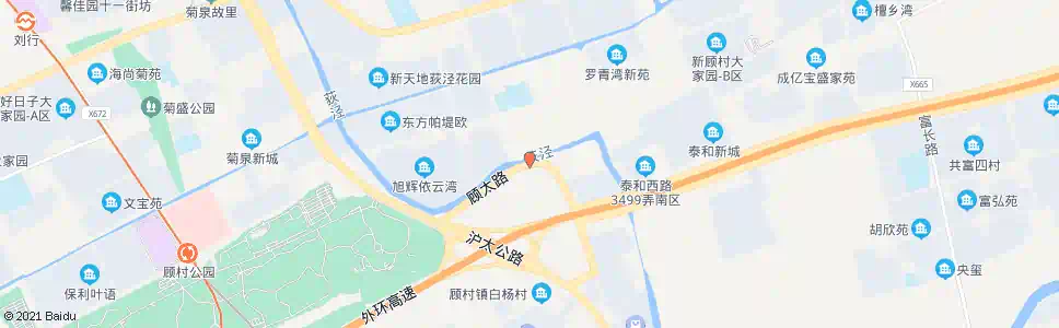上海顾太路顾新路_公交站地图_上海公交_妙搜公交查询2025