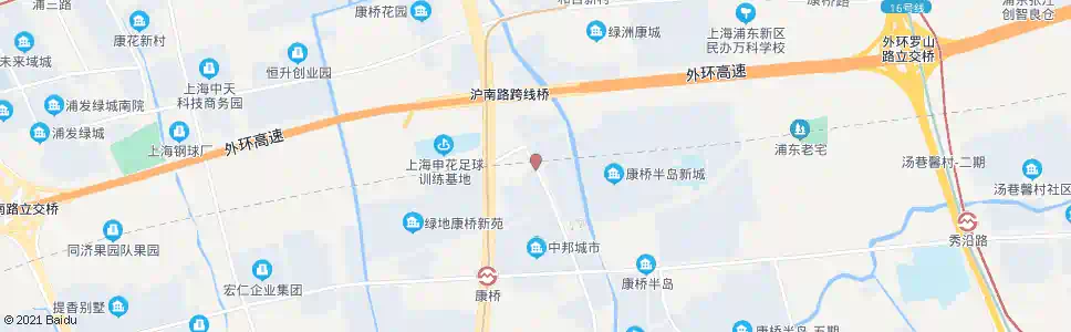 上海康沈公路秀康路_公交站地图_上海公交_妙搜公交查询2025