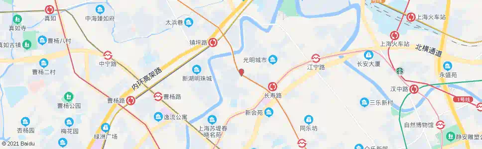 上海常德路_公交站地图_上海公交_妙搜公交查询2025