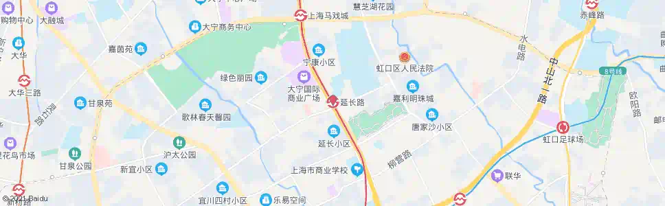 上海平型关路延长路_公交站地图_上海公交_妙搜公交查询2025