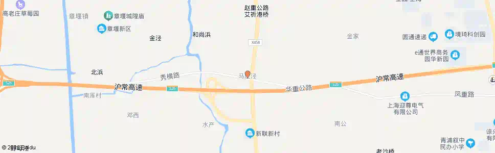 上海赵重公路马庄泾_公交站地图_上海公交_妙搜公交查询2025