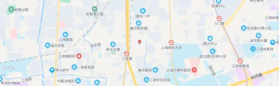 上海逸仙路政立路_公交站地图_上海公交_妙搜公交查询2025