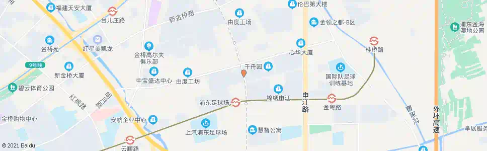 上海金港路桂桥路_公交站地图_上海公交_妙搜公交查询2025