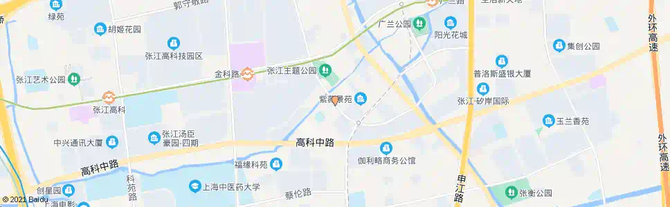 上海高斯路建中路_公交站地图_上海公交_妙搜公交查询2025