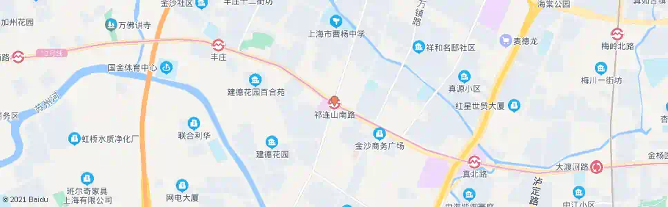 上海曹安路祁连山南路_公交站地图_上海公交_妙搜公交查询2025