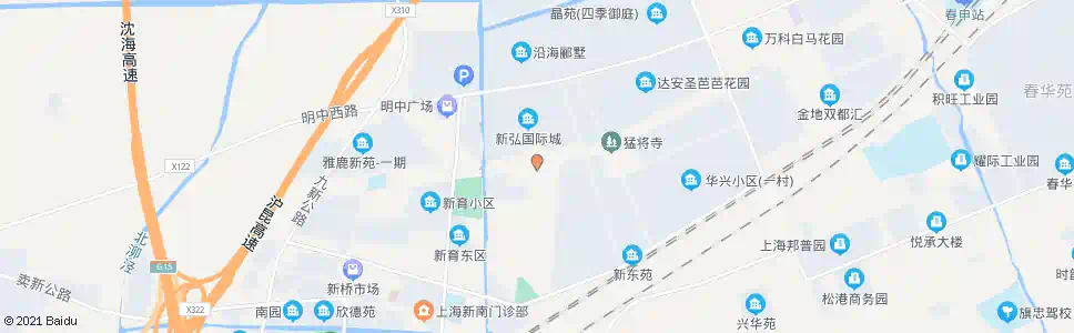 上海新东苑一期(招呼站)_公交站地图_上海公交_妙搜公交查询2025