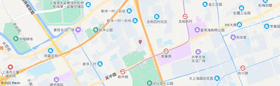 上海航华四村_公交站地图_上海公交_妙搜公交查询2025
