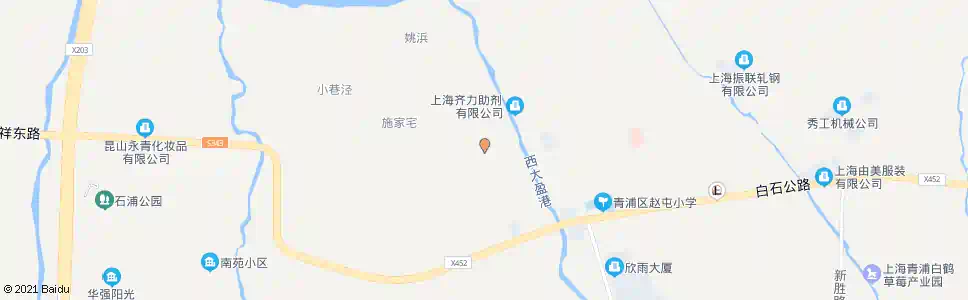 上海蔡家路白石公路_公交站地图_上海公交_妙搜公交查询2025