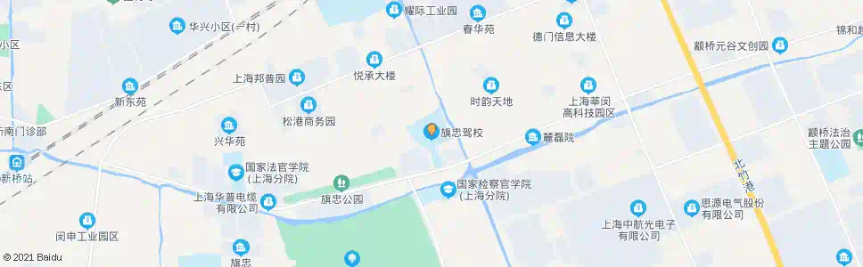 上海旗忠驾驶培训部_公交站地图_上海公交_妙搜公交查询2025
