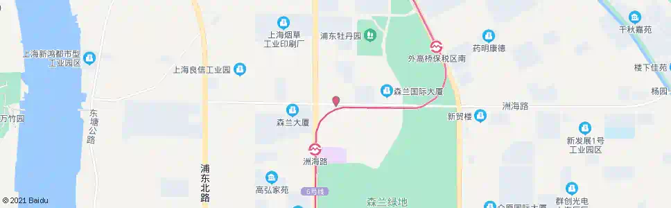 上海洲海路兰嵩路_公交站地图_上海公交_妙搜公交查询2025