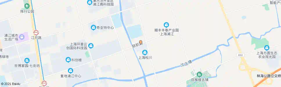 上海联航路万芳路(招呼站)_公交站地图_上海公交_妙搜公交查询2025