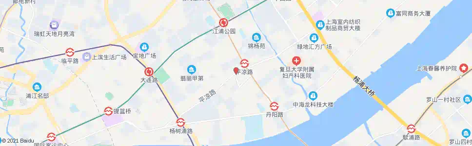 上海平凉路怀德路_公交站地图_上海公交_妙搜公交查询2025