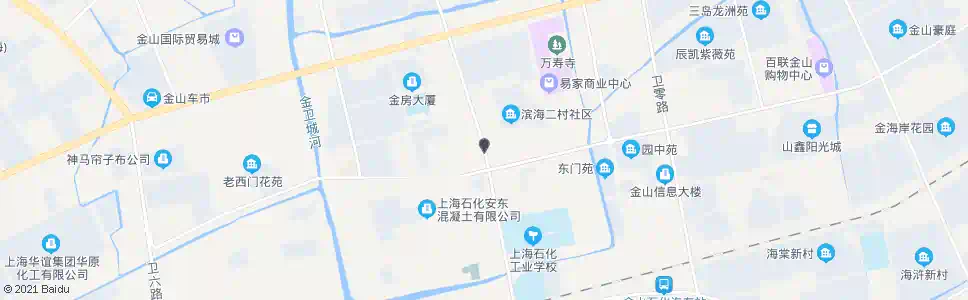 上海学府路卫清西路(金卫十字街)_公交站地图_上海公交_妙搜公交查询2025