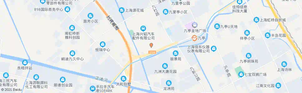 上海九谊路_公交站地图_上海公交_妙搜公交查询2025