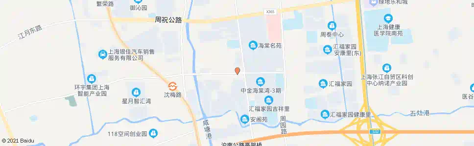 上海沈梅东路经二路_公交站地图_上海公交_妙搜公交查询2025