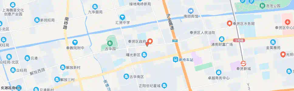 上海航南公路陈桥路(招呼站)_公交站地图_上海公交_妙搜公交查询2025