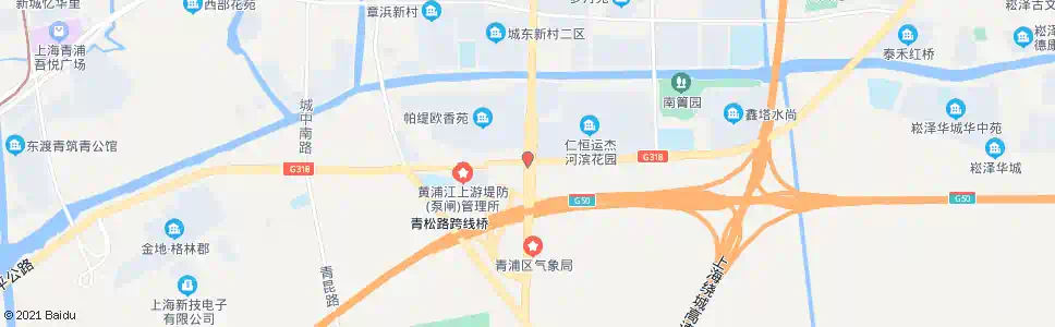 上海外青松公路沪青平公路_公交站地图_上海公交_妙搜公交查询2025