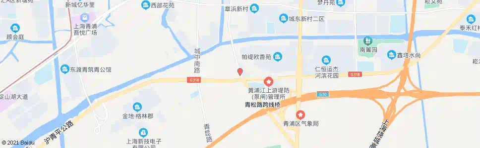 上海青松路沪青平公路_公交站地图_上海公交_妙搜公交查询2025