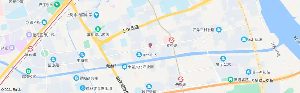 上海罗秀路天等路_公交站地图_上海公交_妙搜公交查询2025