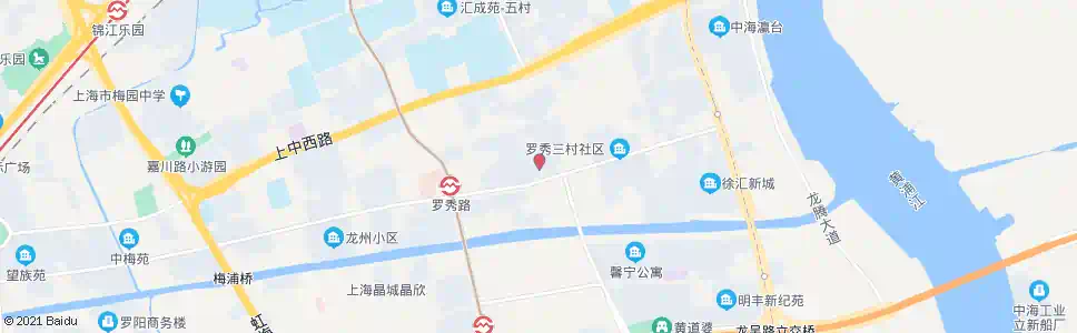 上海长桥新村_公交站地图_上海公交_妙搜公交查询2025