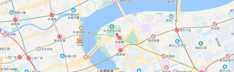 上海陆家嘴地铁站_公交站地图_上海公交_妙搜公交查询2025