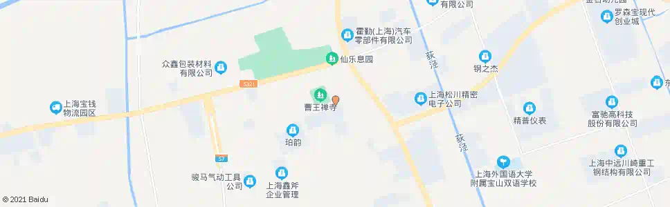上海徐潘路曹王禅寺_公交站地图_上海公交_妙搜公交查询2025