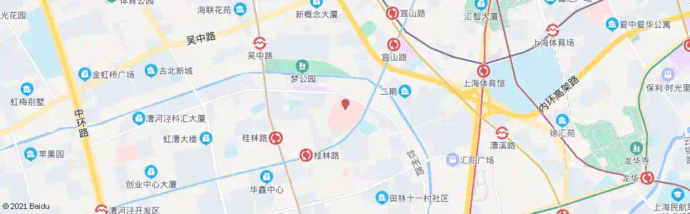 上海宜山路市六医院_公交站地图_上海公交_妙搜公交查询2025