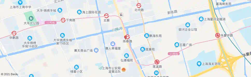 上海沪南路陈春路(招呼站)_公交站地图_上海公交_妙搜公交查询2025