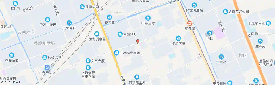 上海银都路中春路_公交站地图_上海公交_妙搜公交查询2025